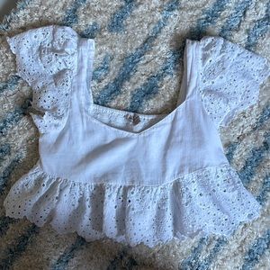 American Eagle White Blouse
